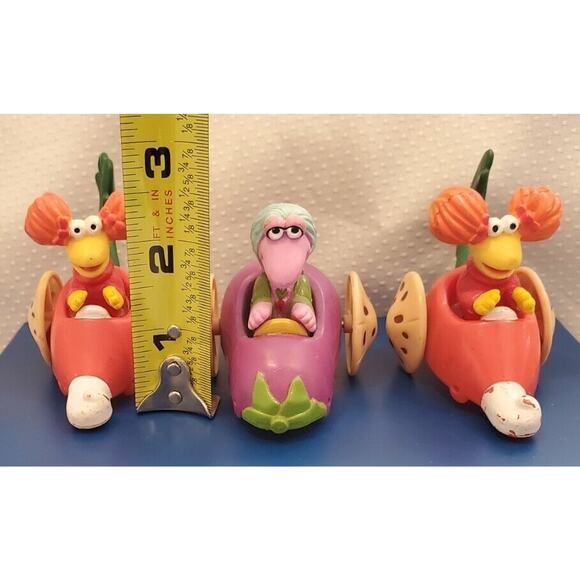 Vintage Fraggle Rock McDonald's Toys Set Of 3 Vehicle Figures - Picture 12 of 12